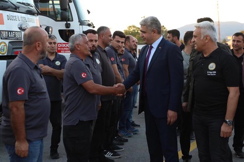 VALİMİZ İDAREMİZ ARAÇ PARKINDA İNCELEMELERDE BULUNDU