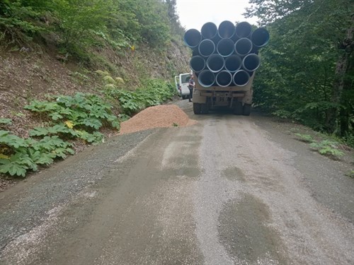 YEDİGÖLLER YOLUNDA ÇALIŞMALARA BAŞLANILDI